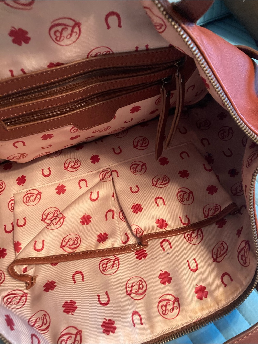 Lucky Brand Leather Studded Tote - Picture 3 of 6